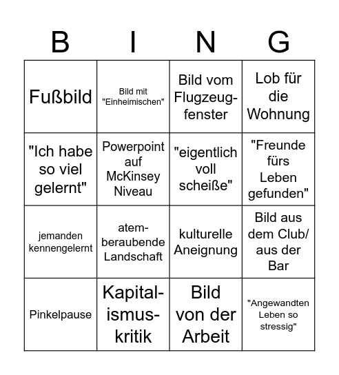 Diashow Bingo Card