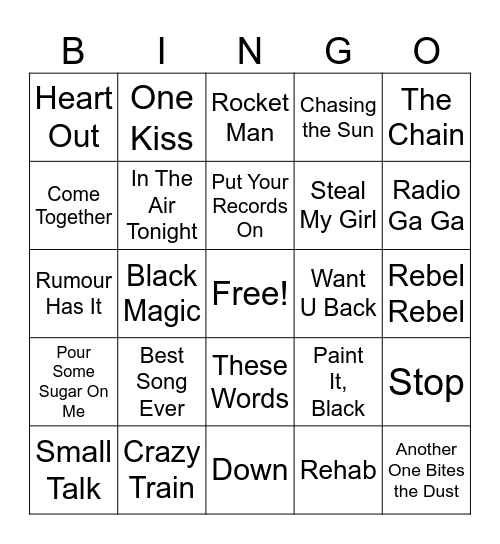 BRITISH TAKEOVER ROUND 3 Bingo Card