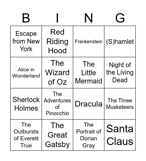 Limbus Company Bingo Card