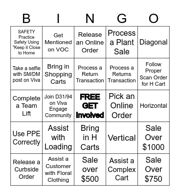 BINGO BONANZA 2024 Bingo Card