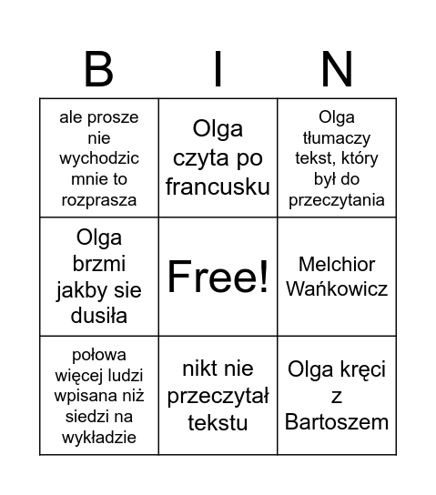 kompara bingo Card