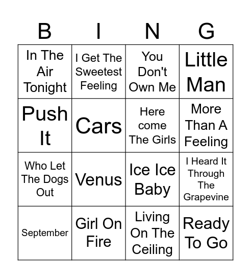 Commercial Break - D3 - GAME 01 Bingo Card