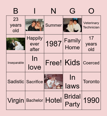 How did they meet Bingo Card