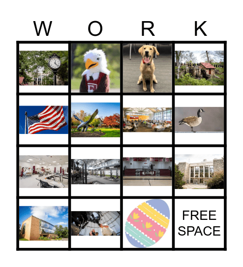 Take Your Child to Work Day Bingo Card