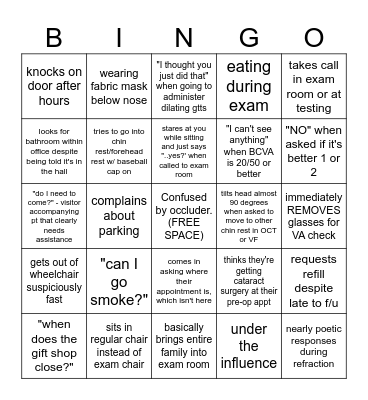 UES Tech Bingo Card