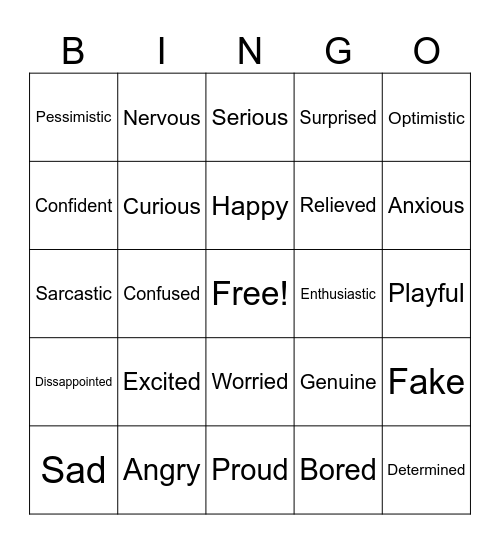 RI 8.4 Bingo Card