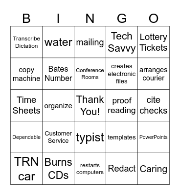 April 2024 TRN BINGO Card