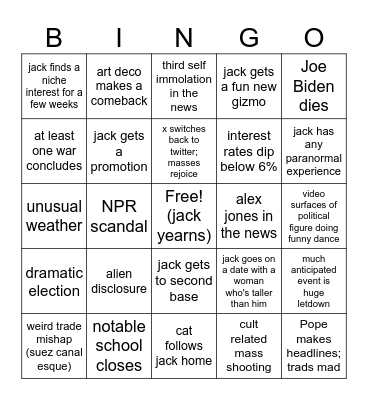 2024 bingo Card