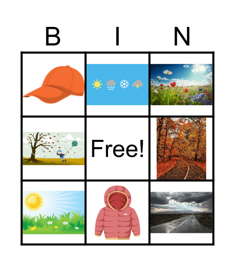 El Clima Bingo Card