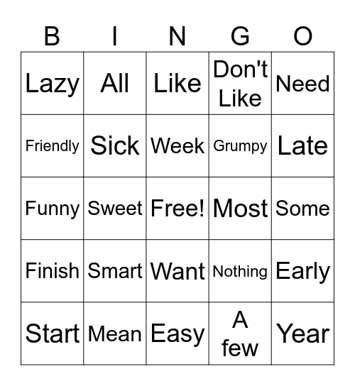 CMD 205 Final Exam Review Spring 2024 Bingo Card