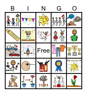 Nantucket Daffodil Festival Bingo Card