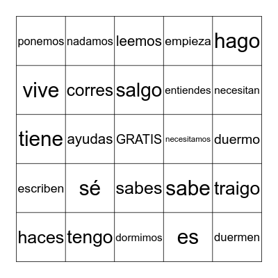 Sp1 Review Bingo Card