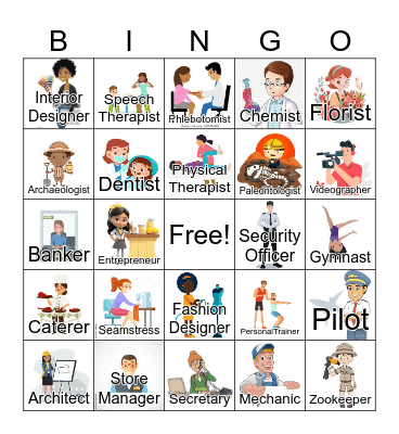 Career Bingo Card