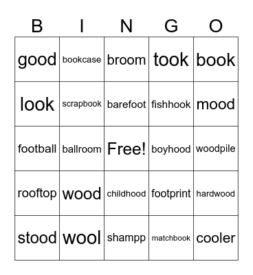 oo Bingo Card