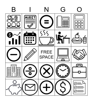 Accounting Bingo Card