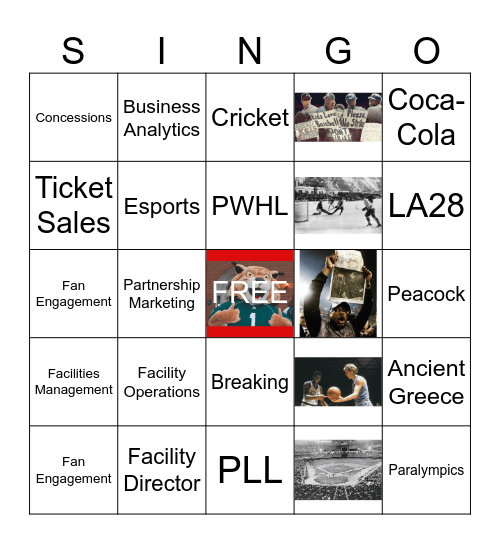 Ohio Sports Ad SPINGO #2 Bingo Card