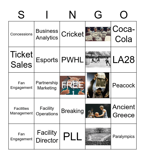 Ohio Sports Ad SPINGO #2 Bingo Card