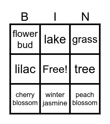 New Century English Labor Park Bingo! Bingo Card