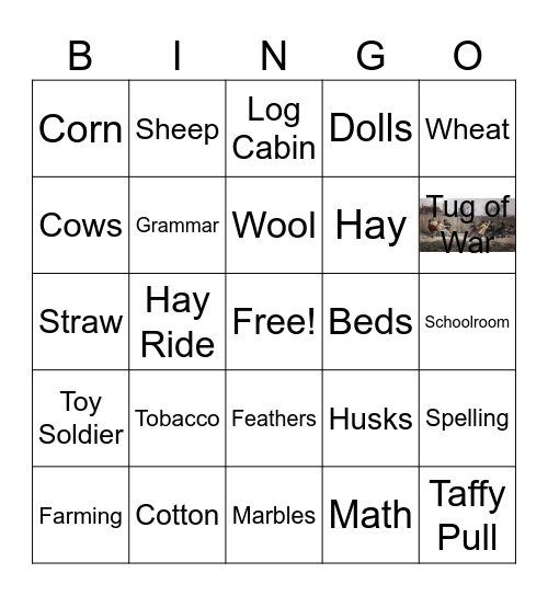 Life in Colonial America Bingo Card