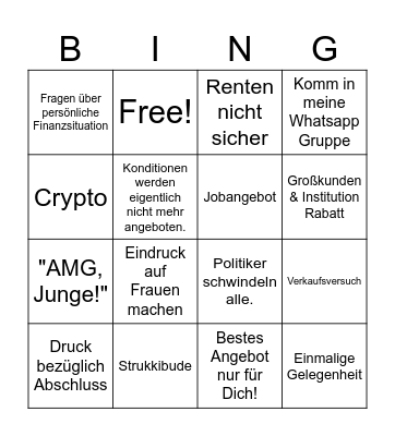 Strukki Bingo Card
