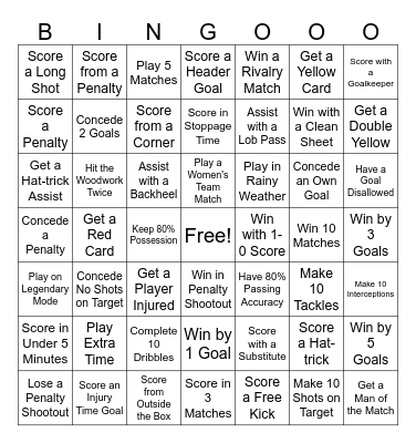 FC24 Bingo Card