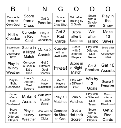 FC24 Bingo Card