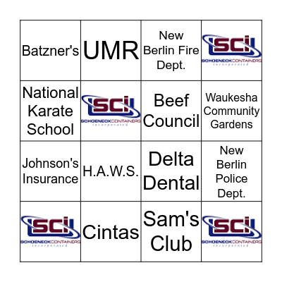 Safe at Home & Work Fair Bingo Card