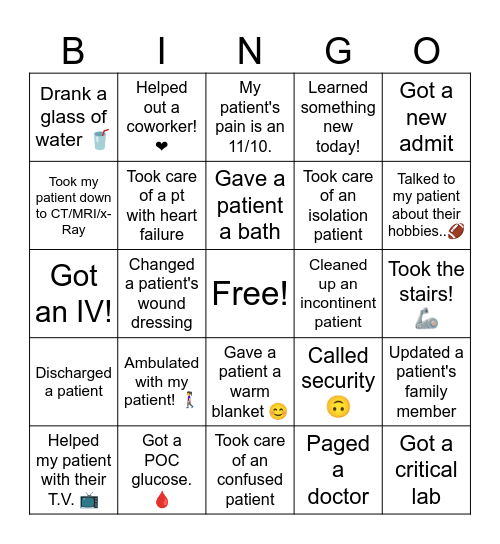 4CS Bingo Card