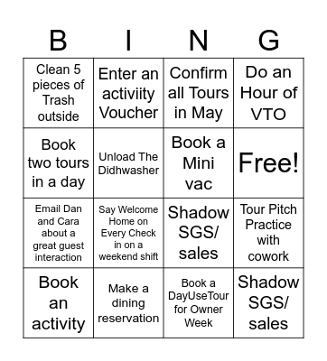 Mud Season Mayhem Bingo Card