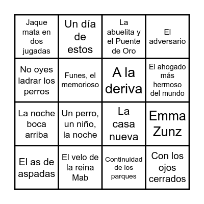 Cuentas de la clase Bingo Card