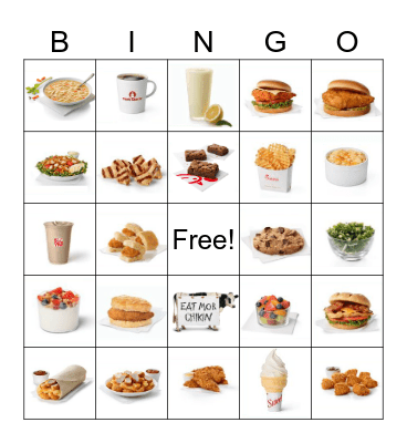 CFA Bingo Card