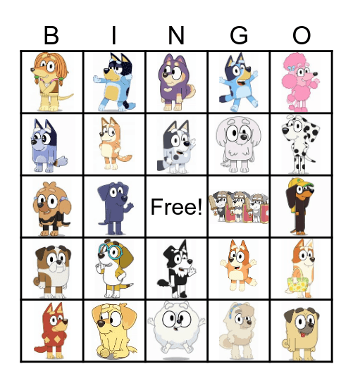 Bingo Bingo! Bingo Card