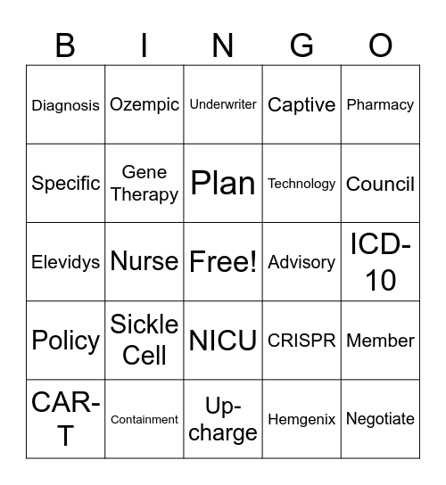 STOPLOSS BINGO Card