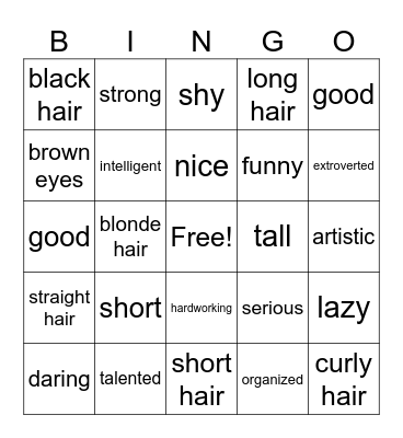 Find someone who has/likes Bingo Card