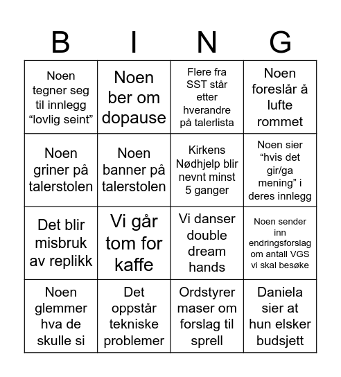 ÅS 2024-Bingo Card