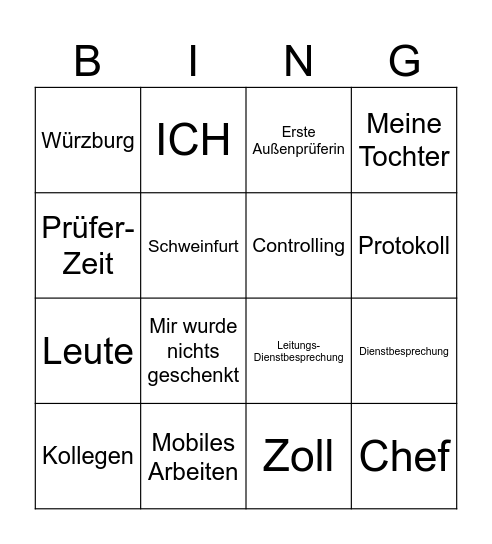 Lauts - Bingo Card