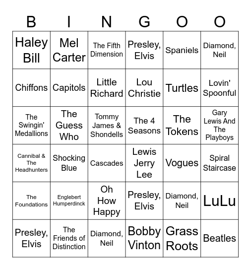 Boozy Bingo Card