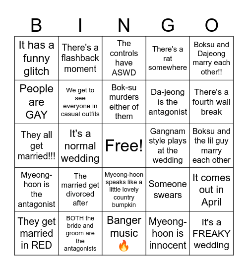 MIR BINGO 2 🤑 Bingo Card