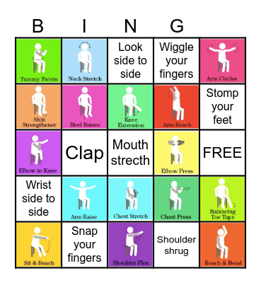 Chair Bingo Card