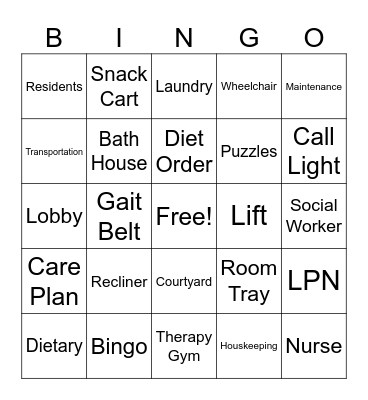 Colonial Acres Bingo Card