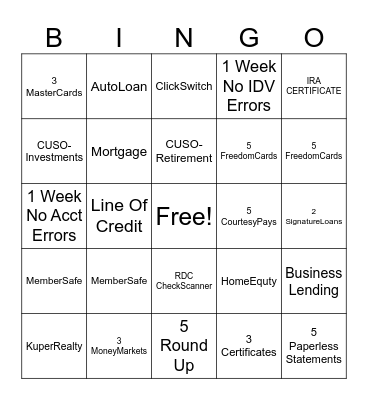 Georgetown Bingo Card