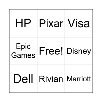 Name-Drop Bingo Card