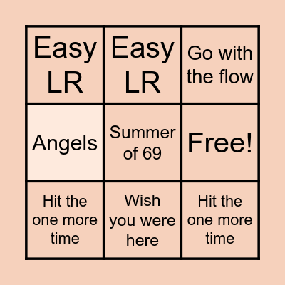 Nancy's Bingo Score Cards Bingo Card