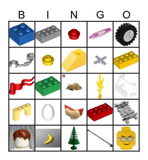 LEGO Bingo Card