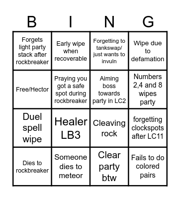 P9S PF Bingo Card
