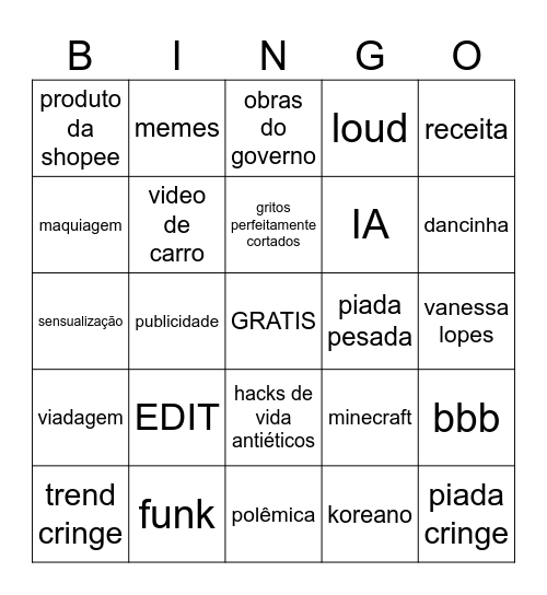 tiko teko bingo Card