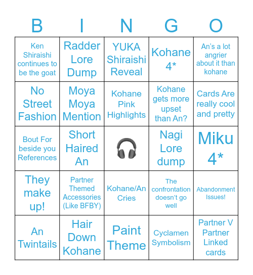 An’s 5th Focus Bingo Card