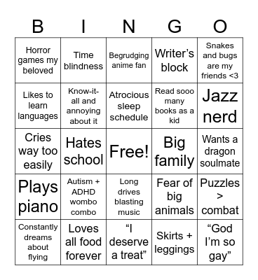 Bandwagon time Bingo Card