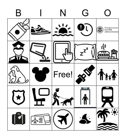 Tsa bingo card