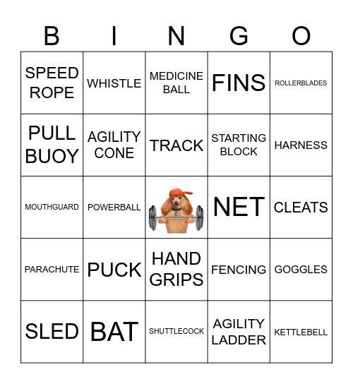 SPORTY BINGO Card